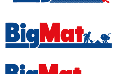 Étude de création de logo pour le négociant de matériaux BigMat